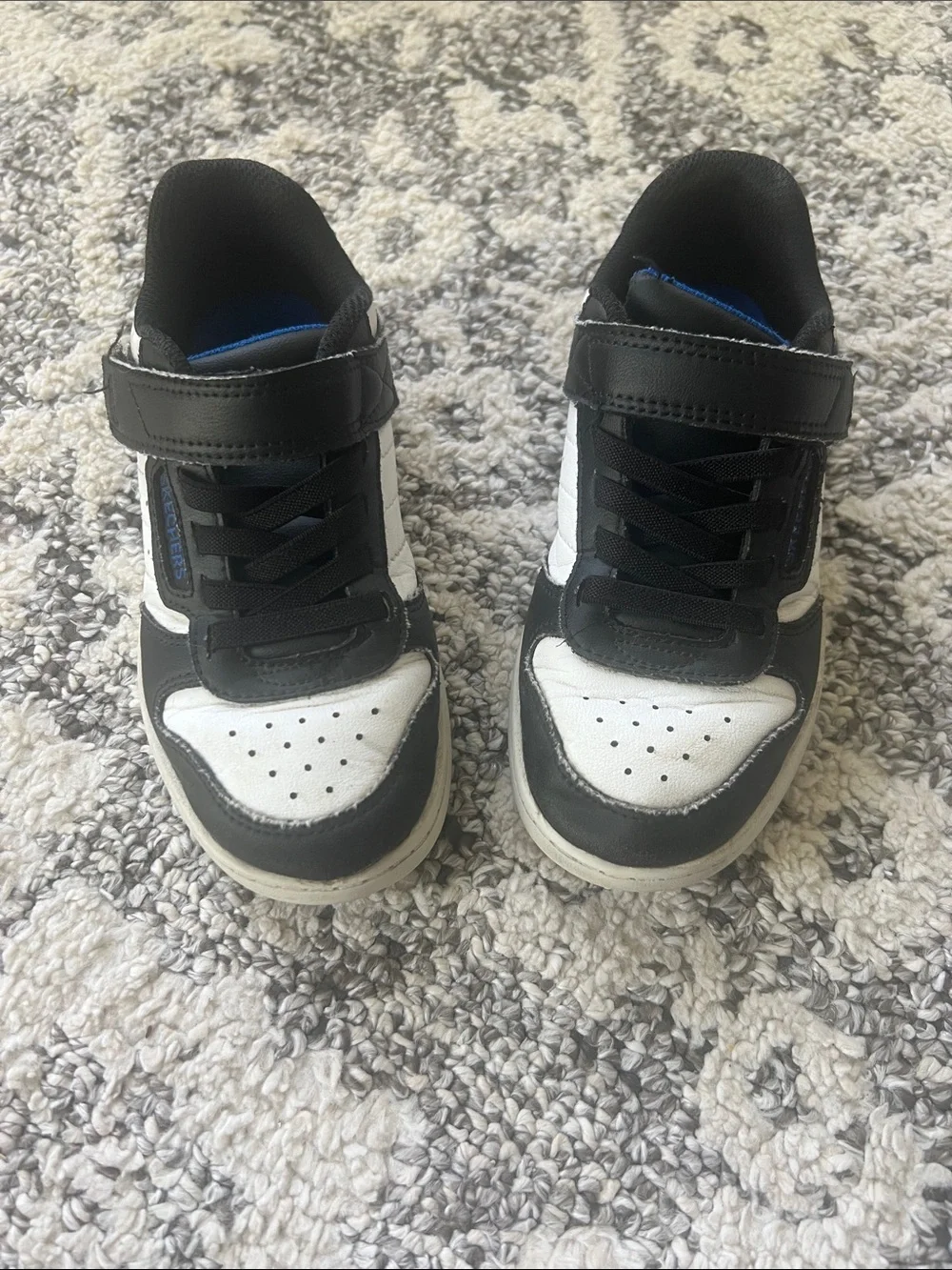 Bundle 3 pairs and get offer $20 Skechers Black and White Low-Top Kids Sneakers
